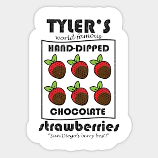 Tyler's Chocolate Strawberries Sticker